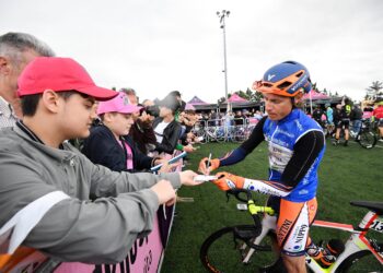 Giro d'Italia 2016. ANSA/ALESSANDRO DI MEO partenza CUNEGO Damiano (ITA) NIPPO - VINI FANTINI (ITA)