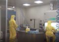 Codogno 20 febbraio 2022 nella foto un laboratorio sanitario