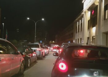 traffico di Como in tilt