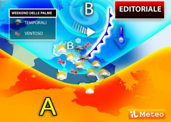 Ventilazione sostenuta da Nord a Sud