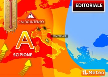 Picco di calore tra giovedì e venerdì