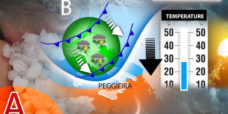 Anticiclone africano si ritira