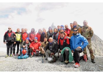 Richiamo dopo la due giorni sul Monte Bianco con le università