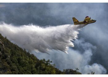 Canadair inviato in Slovenia a supporto operazioni oltreconfine