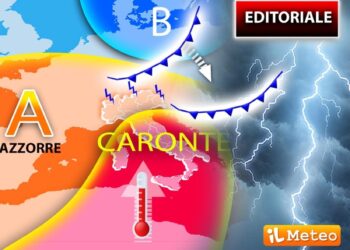 Nel weekend 8-9 luglio probabile maltempo diffuso al sud