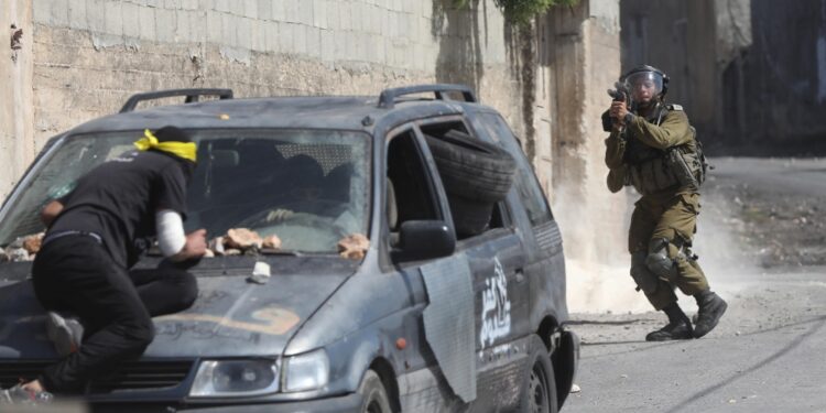 In seguito alle ferite riportare ieri vicino a Nablus