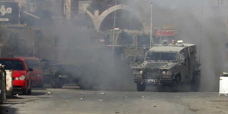 A Jenin durante operazione esercito