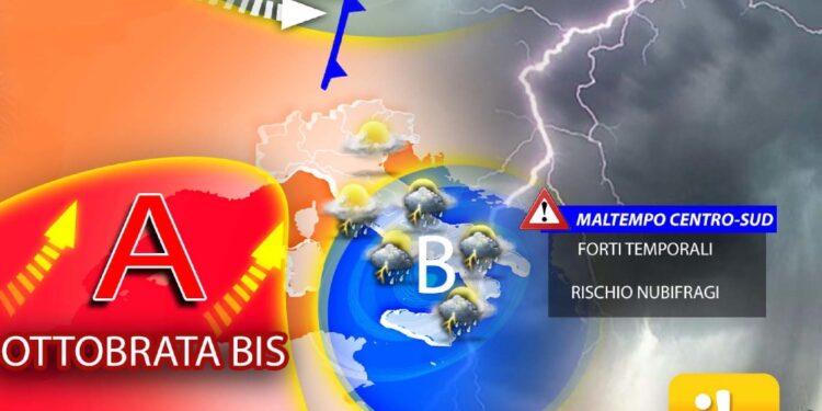 Temporali al Centro-Sud