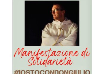 Domenica manifestazione davanti a chiesa di #iostocondongiulio