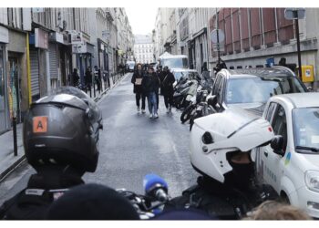 Nella zona della sparatoria di questa mattina