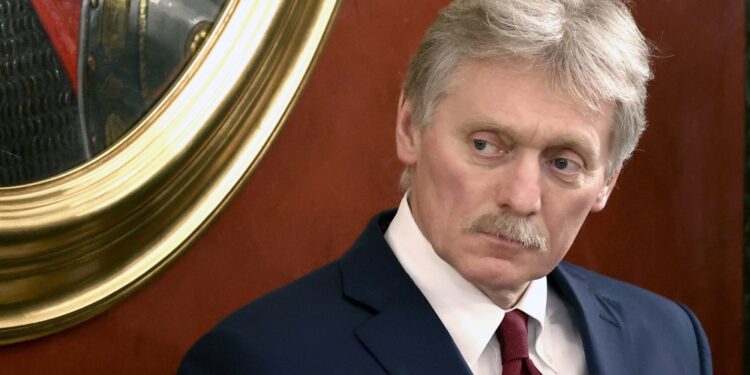 Lo ha detto il portavoce Peskov