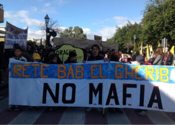 Corteo organizzato dal Centro Pio La Torre