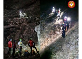 Soccorso Alpino interviene per aiutare due 19enni su via ferrata