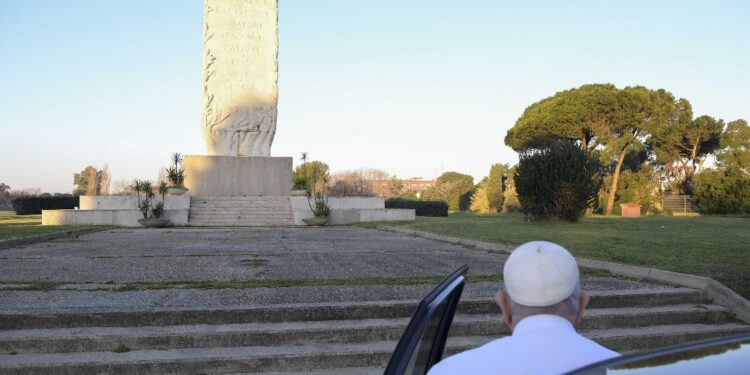 Prima tappa del suo viaggio in Africa