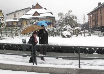 Caduta nella notte. Imbiancata anche Sappada