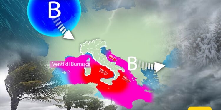 Prima perturbazione atlantica del 2023 sta per uscire dal Paese