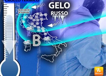 Crollo temperature 15 gradi in montagna e fino a 10 in pianura