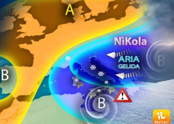 Apice tra giovedì e venerdì. Neve soprattutto su Isole maggiori