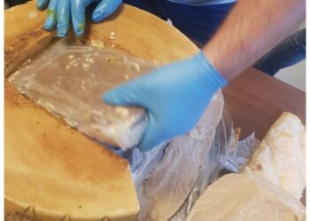 Nascondevano la cocaina dentro forme di parmigiano