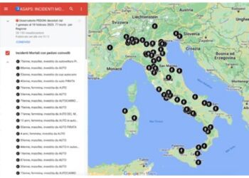 Molti uccisi sulle strisce pedonali