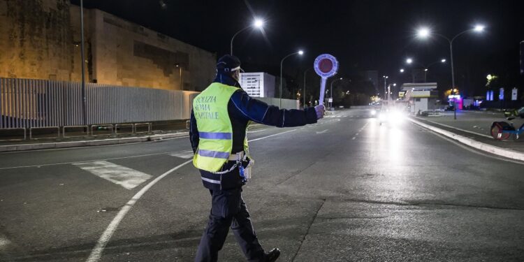 Posti di pre-filtraggio dei veicoli sul Ponte della Libertà