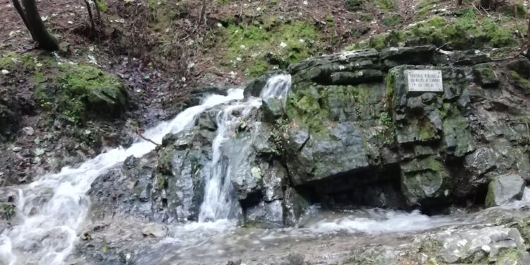 La sorgente del Lambro in località Piano Rancio, nel Triangolo Lariano