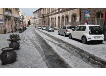 Bikers sorpresi dalla neve al Sassello