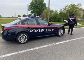 L'incidente stamattina a Cadelbosco Sopra