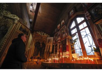 Al monastero per la prima volta la festa celebrata in ucraino