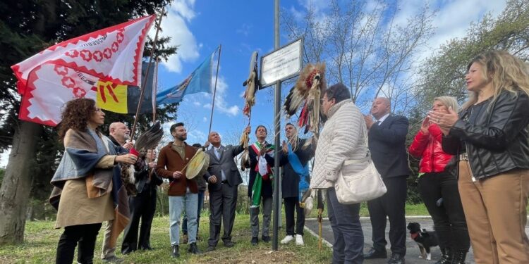 Inaugurato spazio dedicato a grande capo Sioux