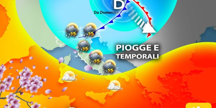 Nei giorni a seguire rimonta dell'anticiclone africano