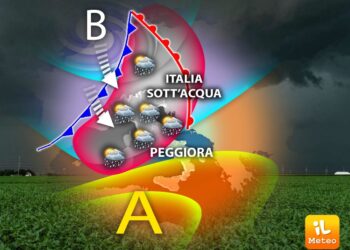 Domani le prime piogge