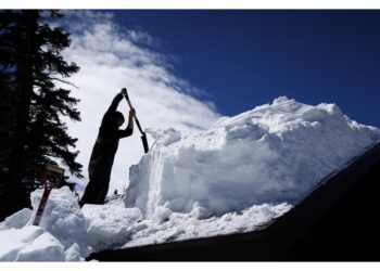 Inedito manto bianco in questa stagione alla Mammoth Mountain