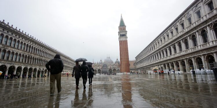 Per questa sera è ipotizzata una marea di 110 centimetri