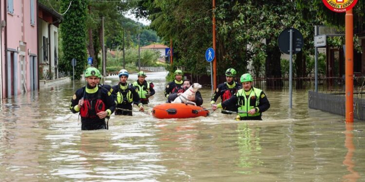 Interventi per soccorsi in case isolate e locali allagati