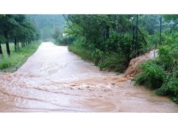 Acqua ha invaso l'autostrada