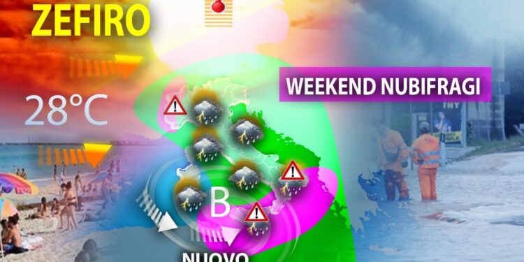 A maggio 17 giorni su 21 di instabilità. Da lunedì l'anticiclone