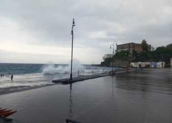 A Lipari allagato il porto