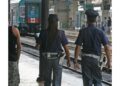 Girato davanti alla stazione ferroviaria di Pavia