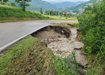 Nel Comune di Baiso. Piccoli smottamenti a Villa Minozzo