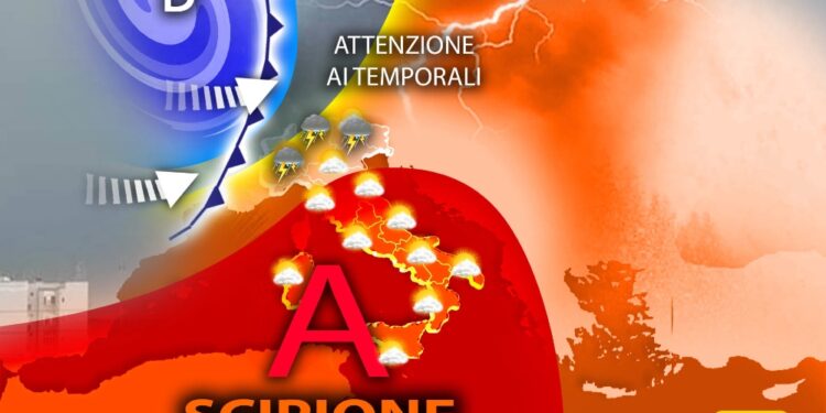 Nel weekend calo delle temperature di 4-5 gradi