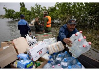 Altri 17 insediamenti alluvionati sulla sponda occupata da russi