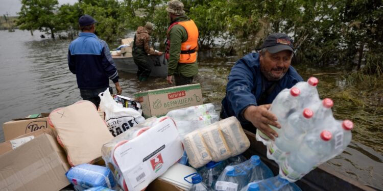 Altri 17 insediamenti alluvionati sulla sponda occupata da russi