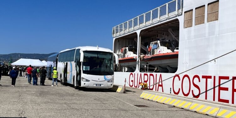 Erano a Lampedusa.In 400 sbarcheranno