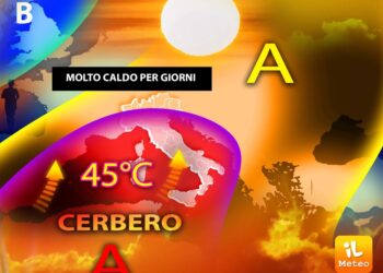 In arrivo la 2/a ondata di calore estiva