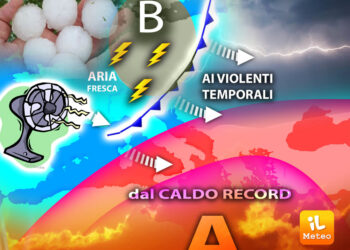 Ancora attenzione a temporali al Nord