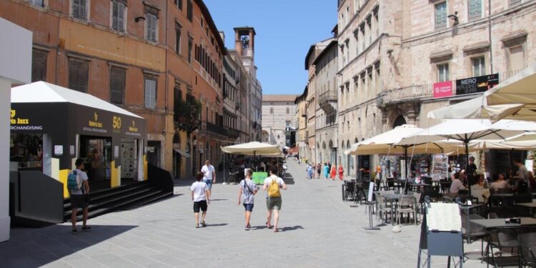 Perugia tra le città da bollino rosso