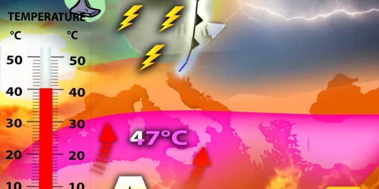 www.iLMeteo.it: 'Nel meridione 30 gradi di notte e 47 di giorno'