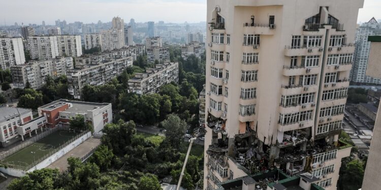 'Contro la capitale lanciati otto Shahed e tre missili cruise'