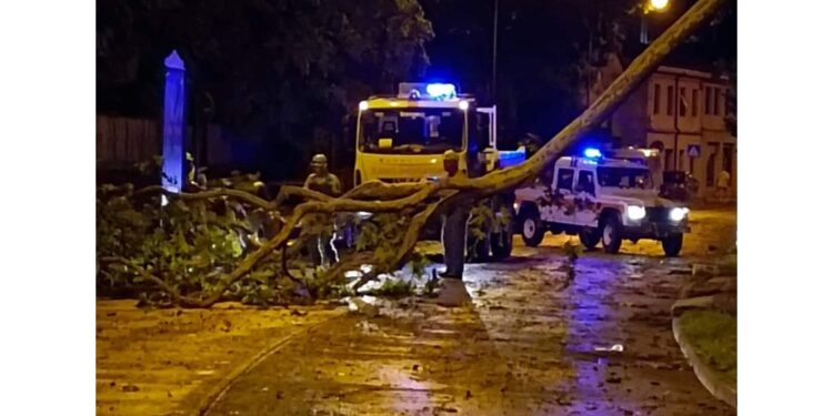 Alcuni feriti lievi per cadute e perché colpiti dalla grandine